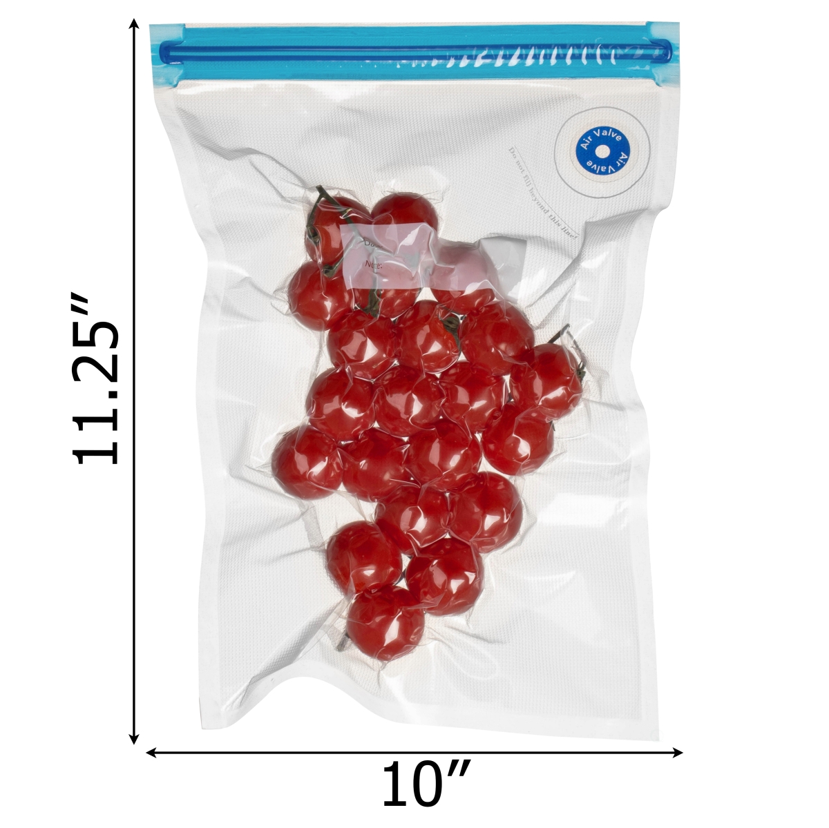 Picture of Basicwise QI004797-1011 Basicwise 10' x 11' Set of 12 Reusable Airtight and Resealable Food Storage Bags