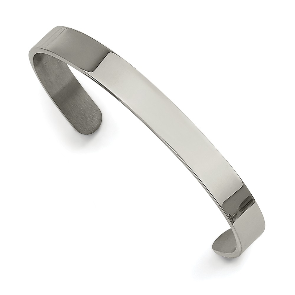 Srb260 Stainless Steel Polished Cuff Bangle