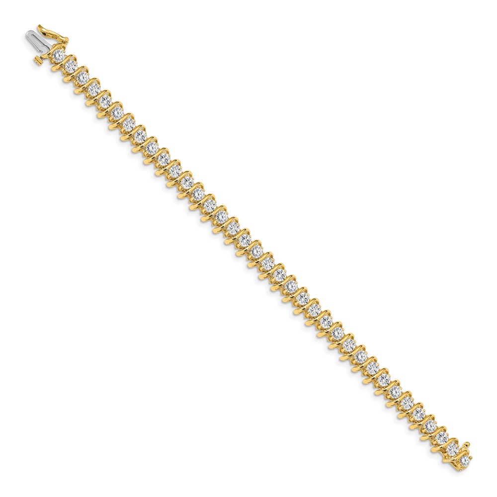 Picture of Finest Gold 14K 3.3 mm Diamond Tennis Bracelet Mounting