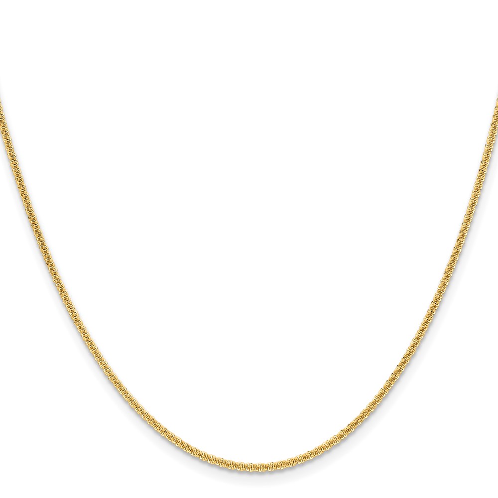 Picture of Finest Gold Stainless Steel Polished Yellow IP-Plated 1.7 mm Cyclone 20 in. Chain
