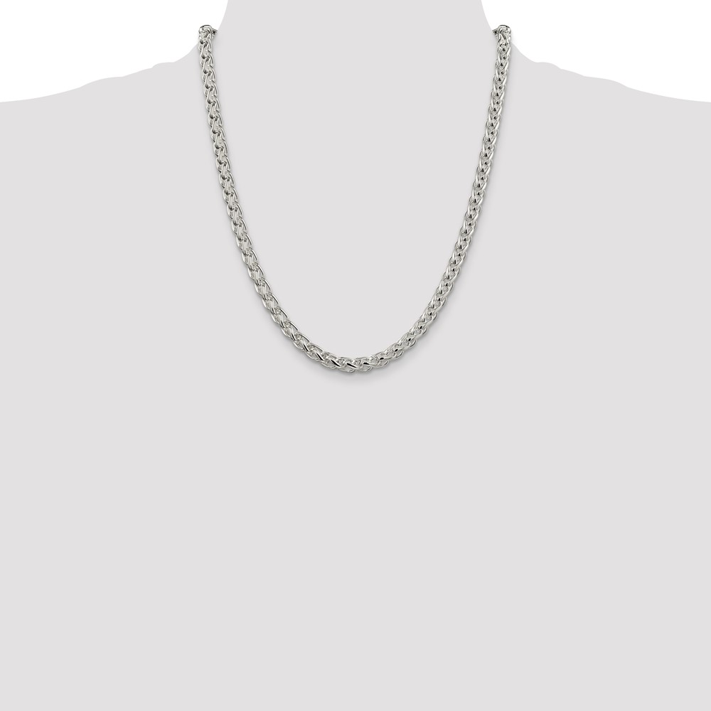 Picture of Finest Gold 6 mm Sterling Silver Round Spiga Chain