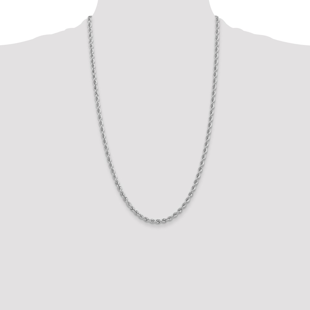 Picture of Finest Gold 26 in. 4 mm 14K WG Regular Rope Chain