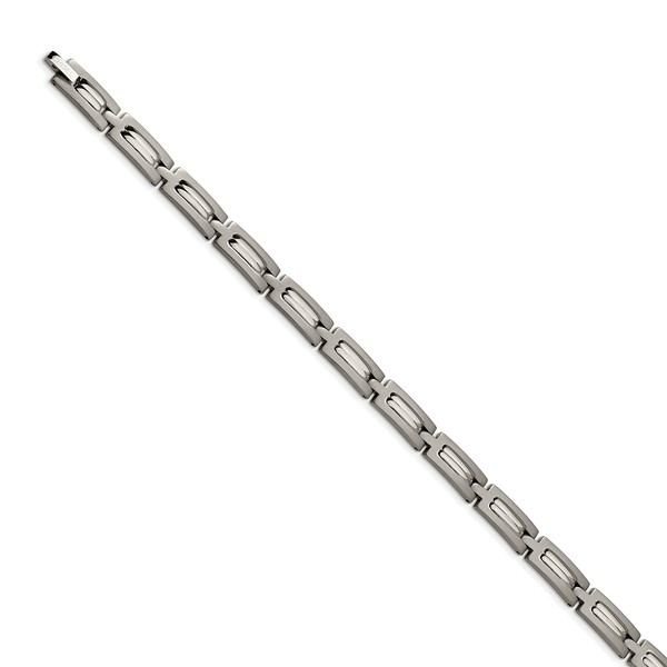 Tbb110-8.5 8.5 In. Titanium Brushed & Polished Bracelet