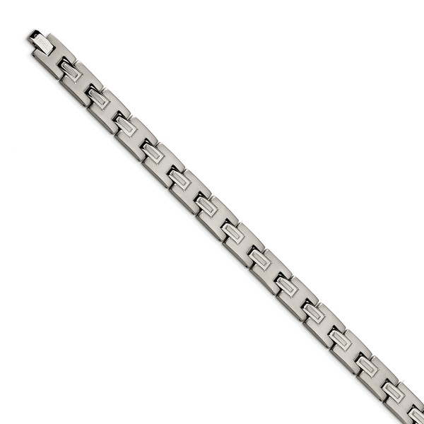 Tbb111-8.75 8.75 In. Titanium Brushed & Polished Bracelet