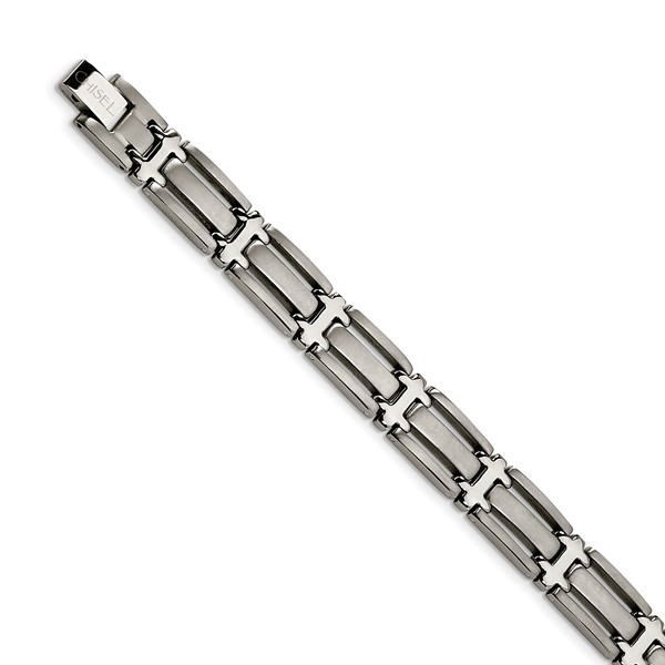 Tbb112-8.75 8.75 In. Titanium Brushed & Polished Bracelet