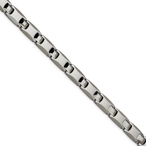 Tub102-8.25 8.25 In. Tungsten Polished Bracelet
