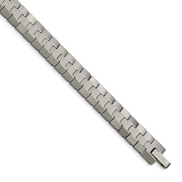 Tub106-8.5 8.5 In. Tungsten Polished Bracelet
