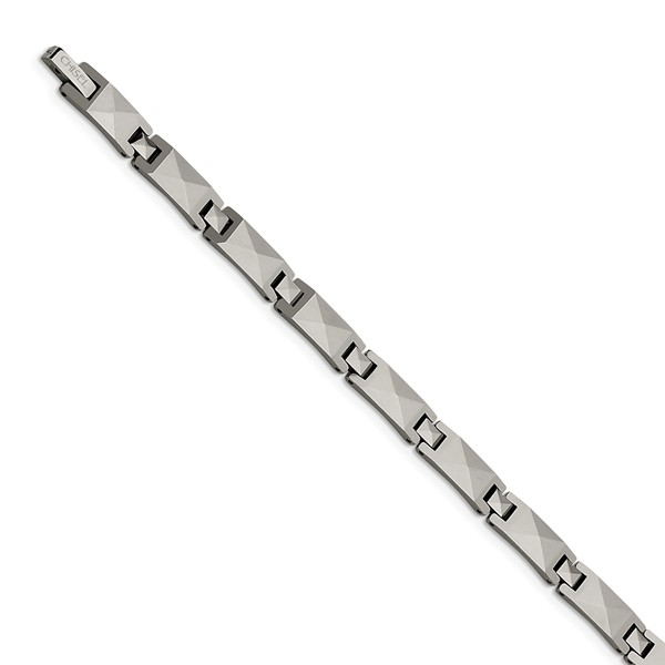 Tub116-8.5 8.5 In. Tungsten Polished Bracelet