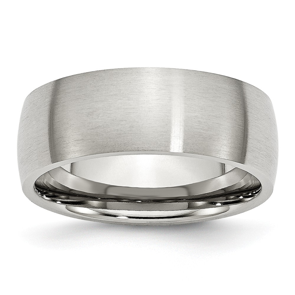 Sr18-6 8 Mm Stainless Steel Brushed Band - Size 6