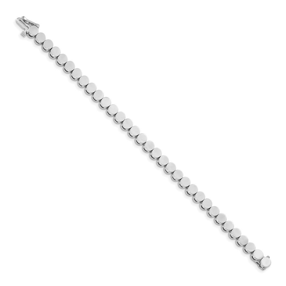 Picture of Finest Gold 14K White Gold Holds 33 Stones Up to 4 mm Add-A-Diamond Bracelet
