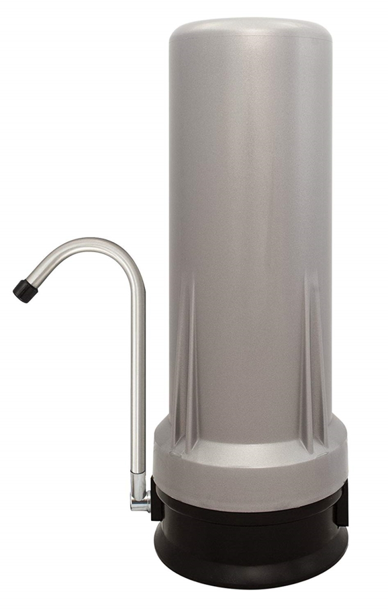 602-grey-red Silver Fresh Countertop Water Filter - Red & Grey