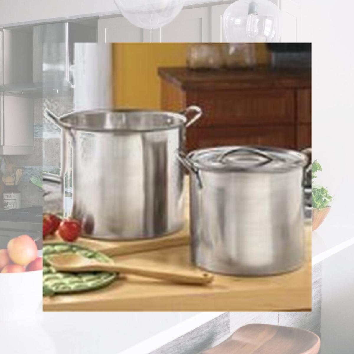 Picture of Bene Casa BC16470 16 qt Stainless Steel Stock Pot with Lid