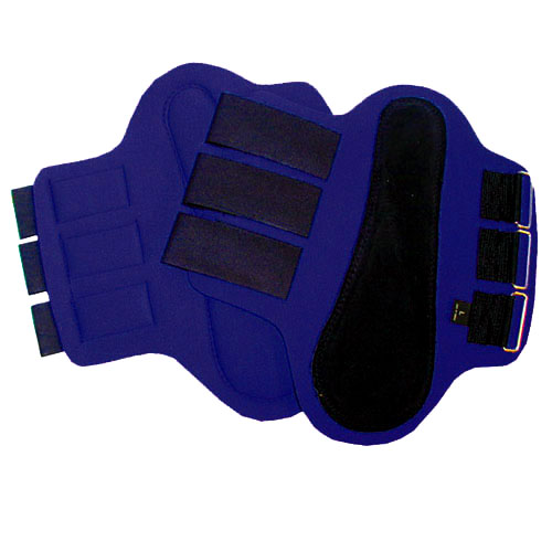114280 Splint Boots With Black Patches, Large - Navy