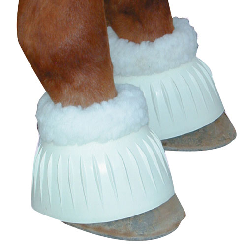 247285 Fleece Top Bell Boot, White, Small
