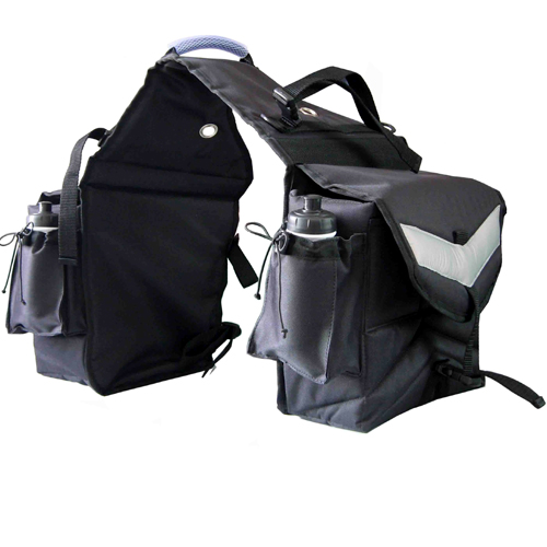 UPC 754888049780 product image for 1551BK Shenandoah Insulated Saddle Bag with Water Bottles - Black | upcitemdb.com