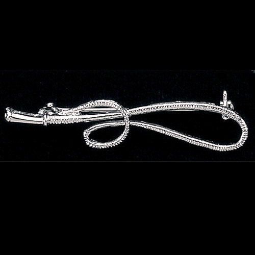 246074p Driving Whip Stock Pin, Platinum Plated