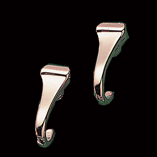 246236 Horseshoe Nail Earrings, Platinum Plated