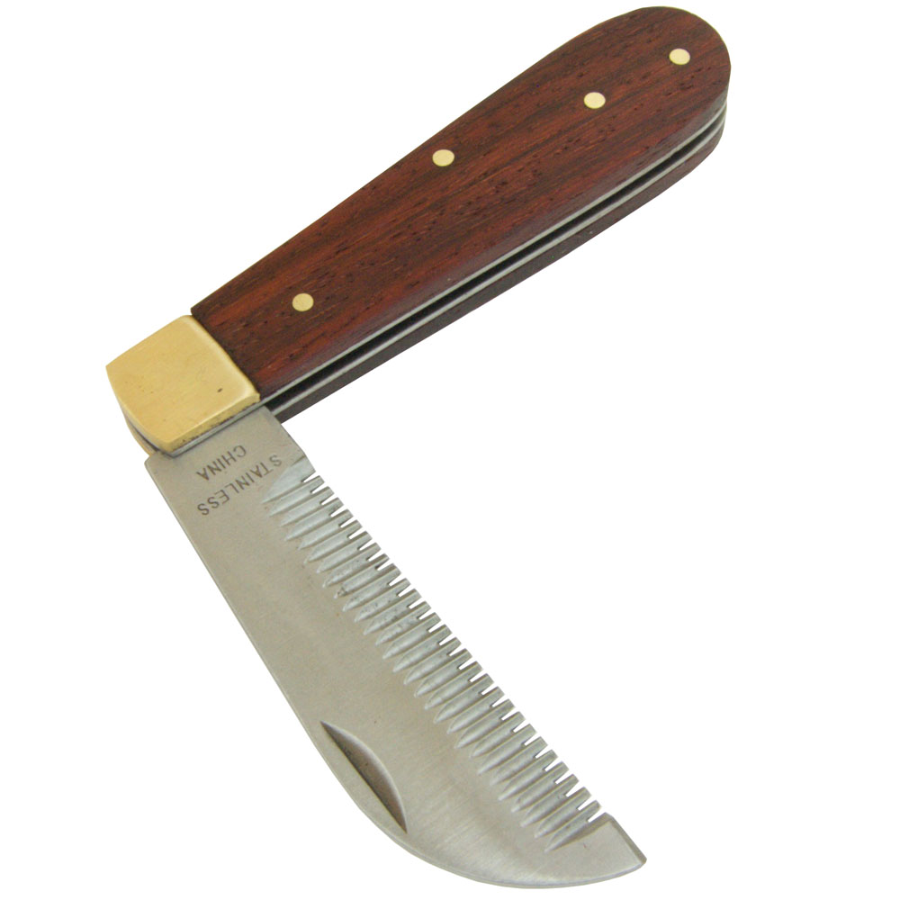 201996 Mane Thinning Knife With Folding Blade