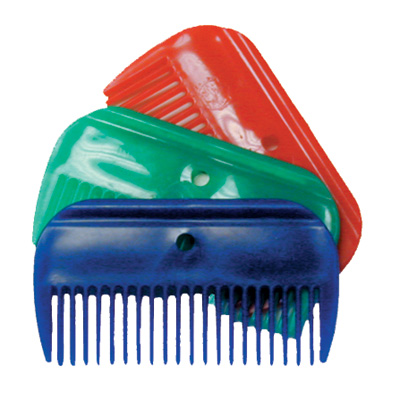 112250 3.5 In. Small Plastic Mane Comb, Red