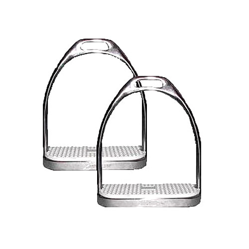 212977 4.5 In. Fillis Stirrup Irons-chrome Plate