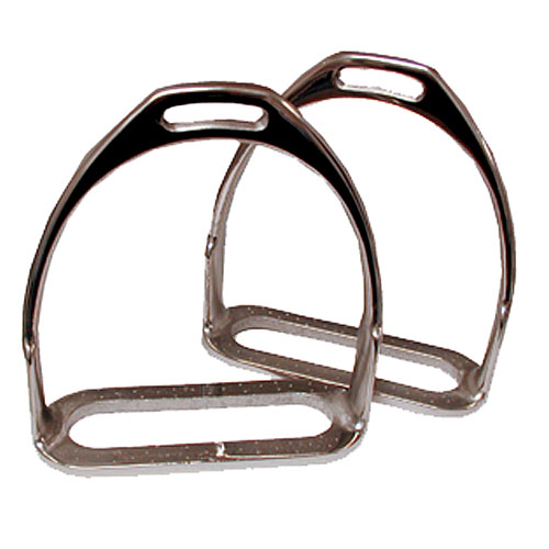 238329 5.25 In. Prussian Polo Stirrup Irons