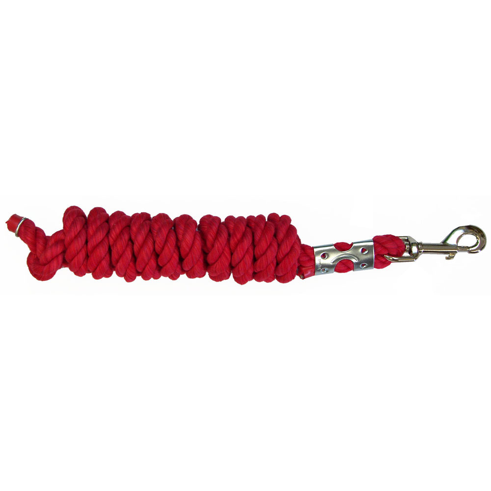 5512bu 6 Ft. Cotton Horse Lead Rope, Red