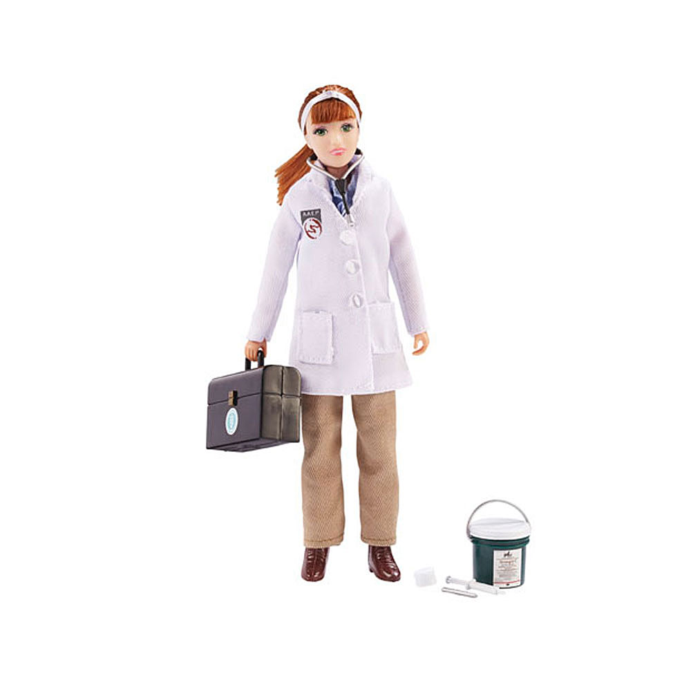 Bh522 Traditional Veterinarian Laura With Vet Kit