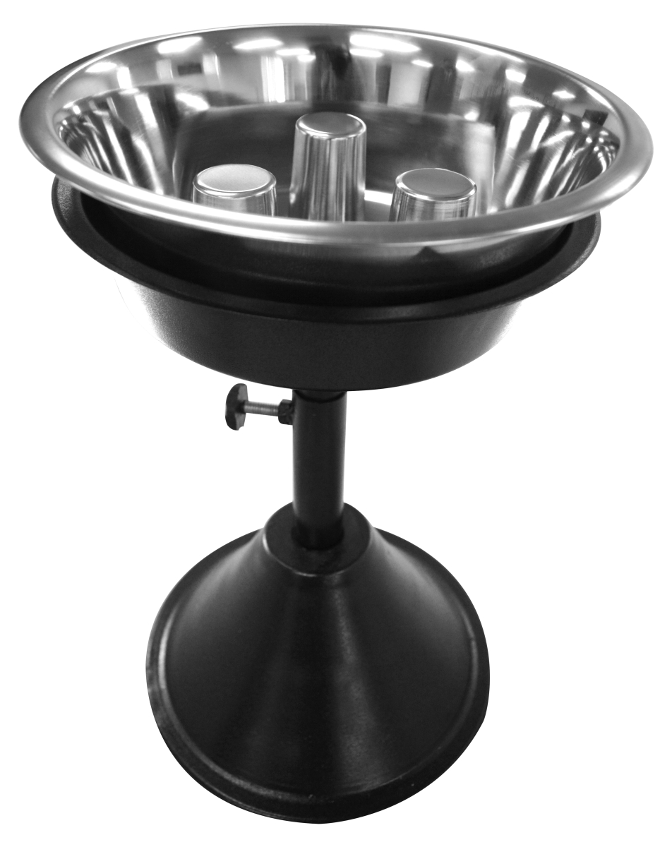3073-bf Barstool Diners w/ Stainless Steel Standard Brake-Fast Bowl 3 QT Brake-Fast Adjustable Barstool Diner