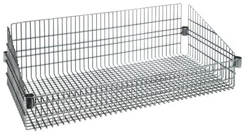 UPC 739608835225 product image for Wire Shelving Chrome Post Basket - 18 x 36 in. | upcitemdb.com