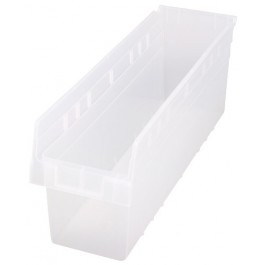 Clear Plastic Storage Bins - 23.63 X 6.63 X 8 In.