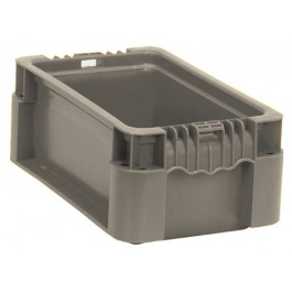 Quantum Storage RSO1207-5 Gray Straight Wall Storage & Shipping Containers - 12 x 7.5 x 5 in.