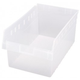 Clear Plastic Storage Bins - 23.63 X 11.13 X 8 In.