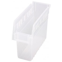 Clear Plastic Storage Bins - 11.63 X 4.38 X 8 In.