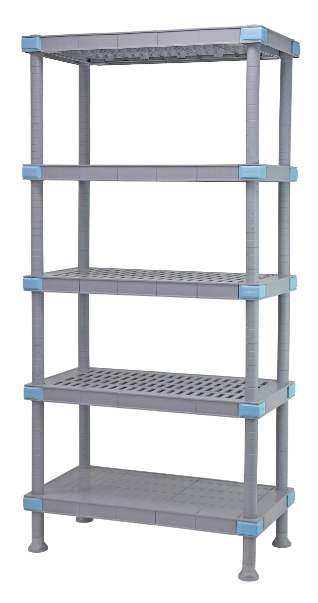 QP244862VS-5 Millenia Shelving Unit - 48 x 24 x 62 in.