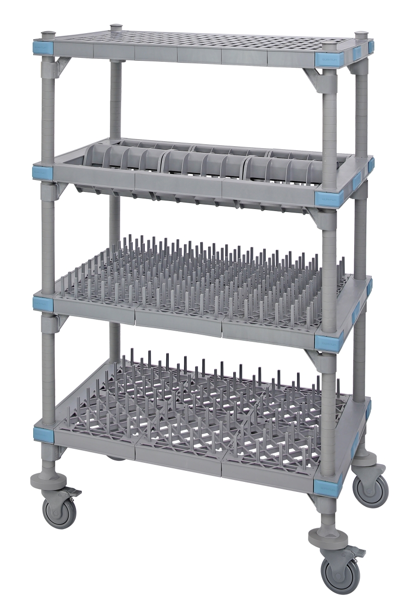 QPM245468PDR1 Millenia Drying Rack Unit - 54 x 24 x 68 in.