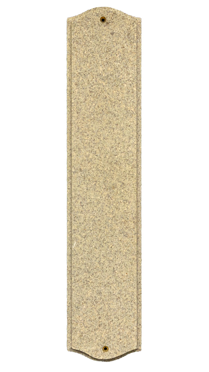 Wex-4719-sn 4.5 In. Wexford Vertical Sand Granite Natural Stone Color Solid Granite Address Plaque