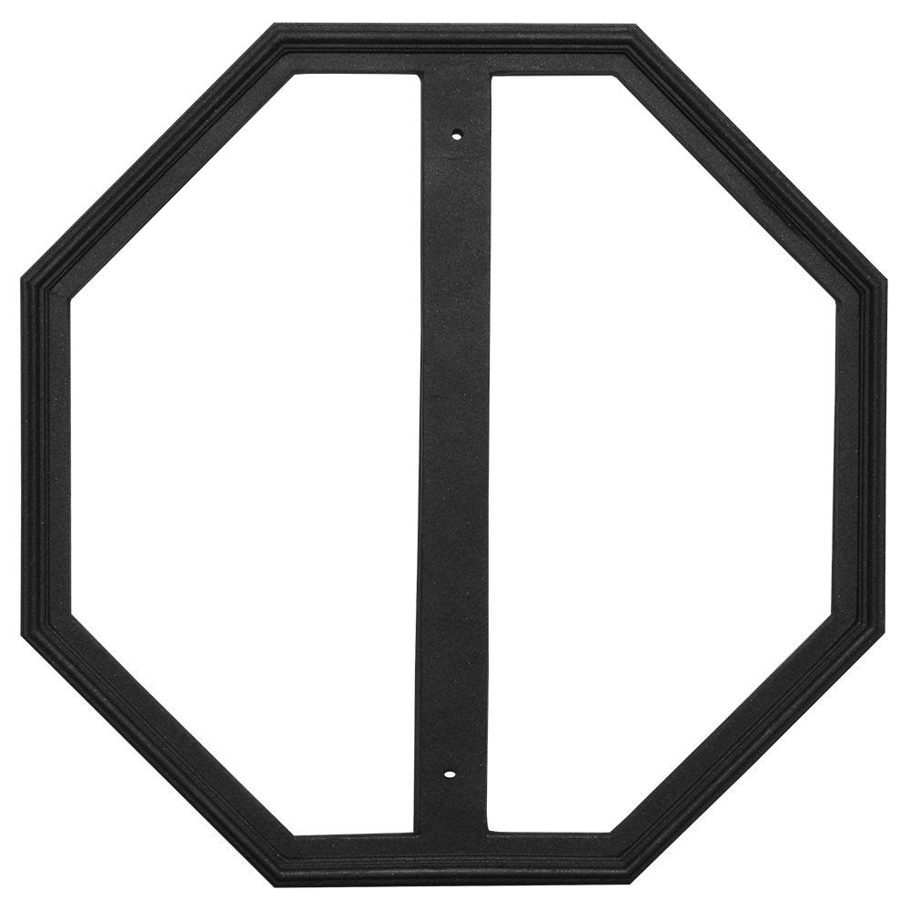 Stop-30x30 30 X 30 In. Stop Sign Frame - Black