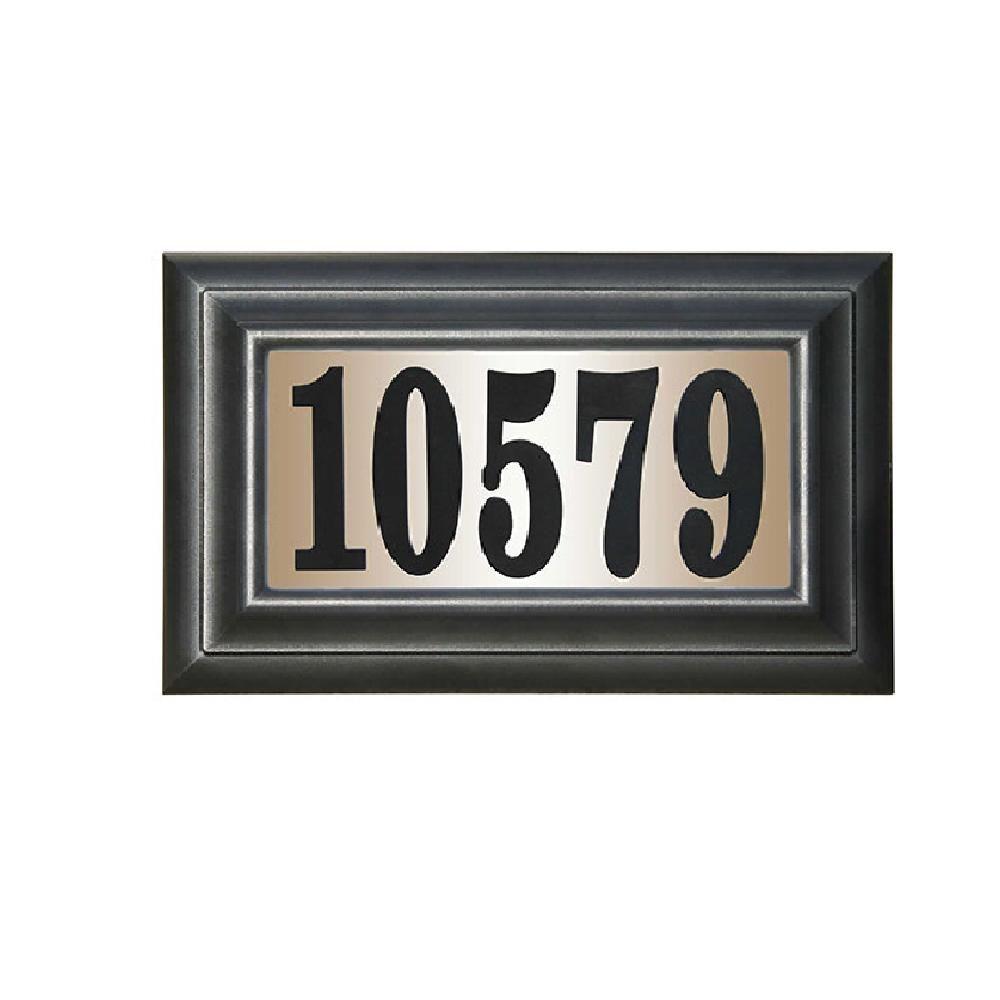 Ltp-1304 15 In. Edgewood Classic Do It Yourself Kit Polymer Frame Lighted Address Plaque