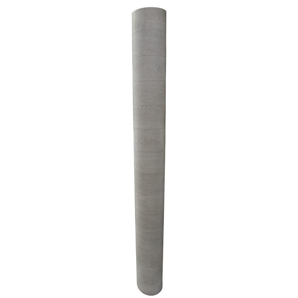 Rubber Cal 03-253-25 2mm Rubber-Cal Terra-Flex Oak Premium Rubber Flooring Roll - White Wash Oak