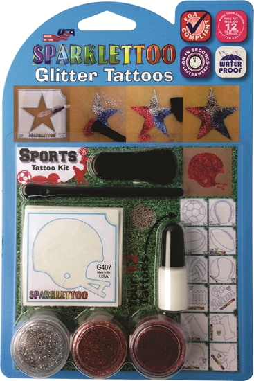 Gl-kitsport Glitter Tattoos Kits - Sport
