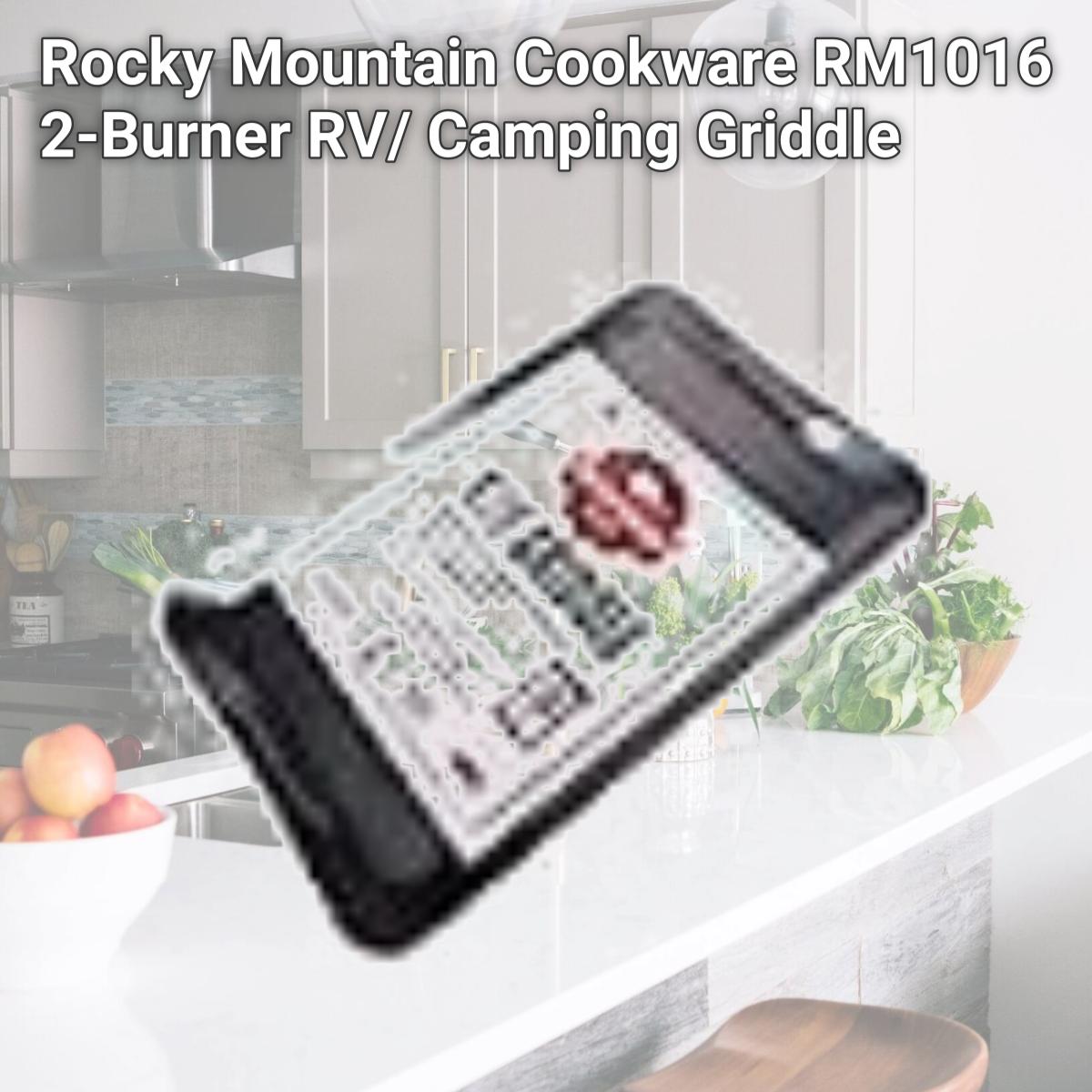 Picture of Rocky Mountain Cookware RM1016 2-Burner RV/ Camping Griddle