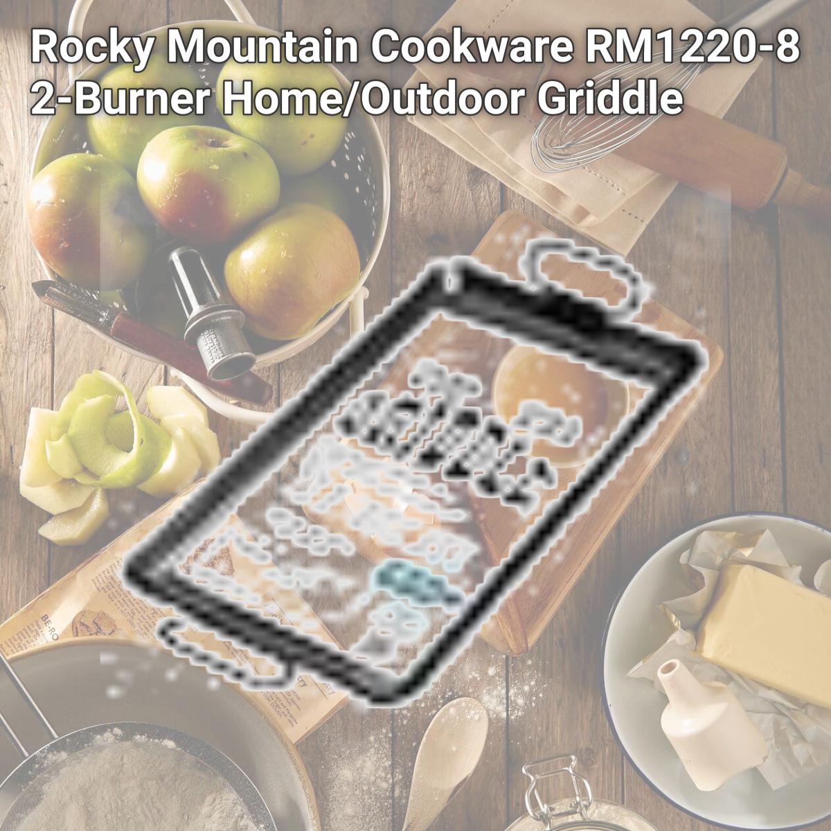 Picture of Rocky Mountain Cookware RM1220-8 2-Burner Home/Outdoor Griddle