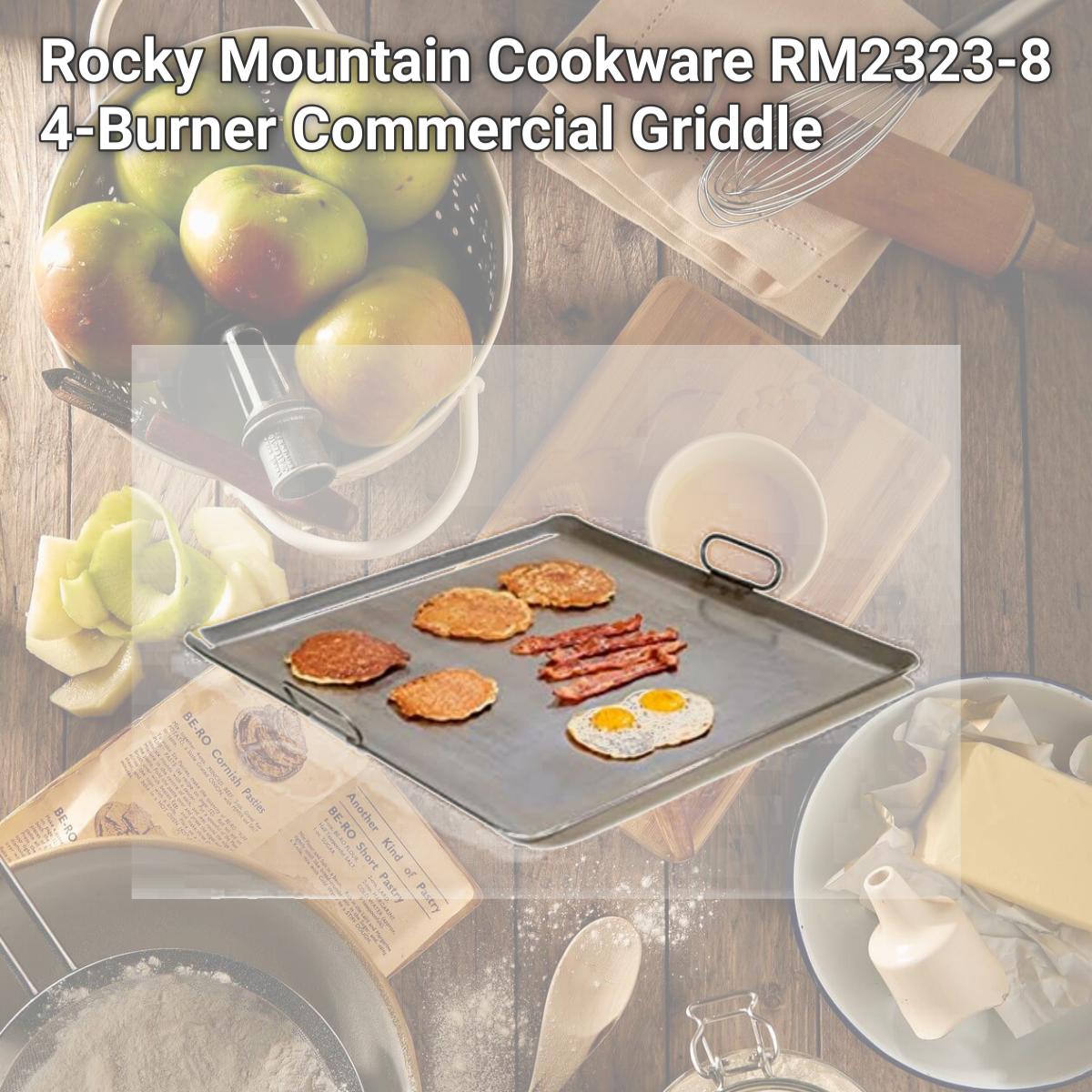 Picture of Rocky Mountain Cookware RM2323-8 4-Burner Commercial Griddle