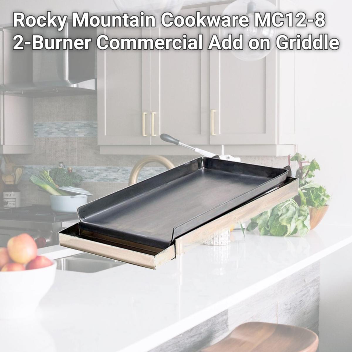 Picture of Rocky Mountain Cookware MC12-8 2-Burner Commercial Add on Griddle