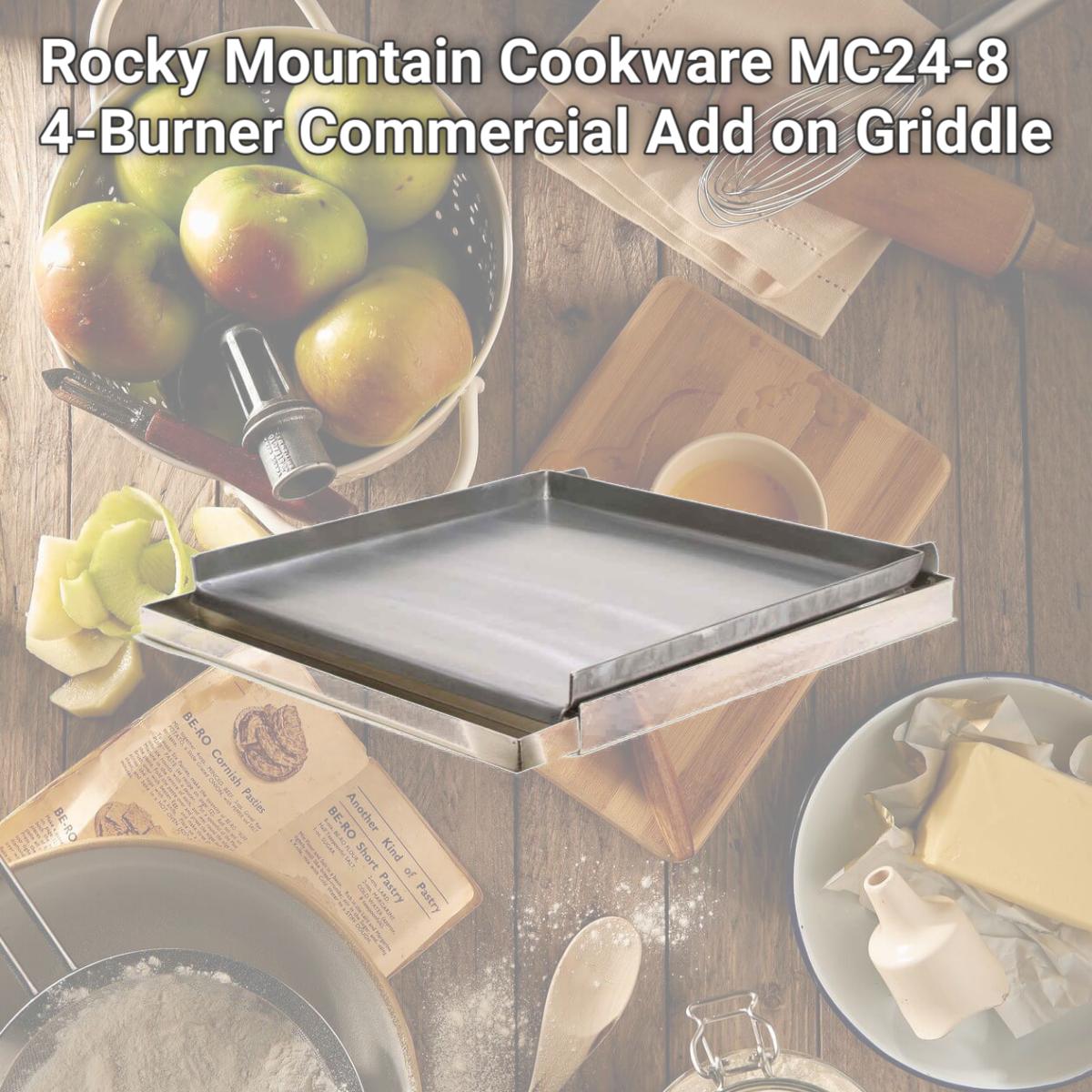 Picture of Rocky Mountain Cookware MC24-8 4-Burner Commercial Add on Griddle