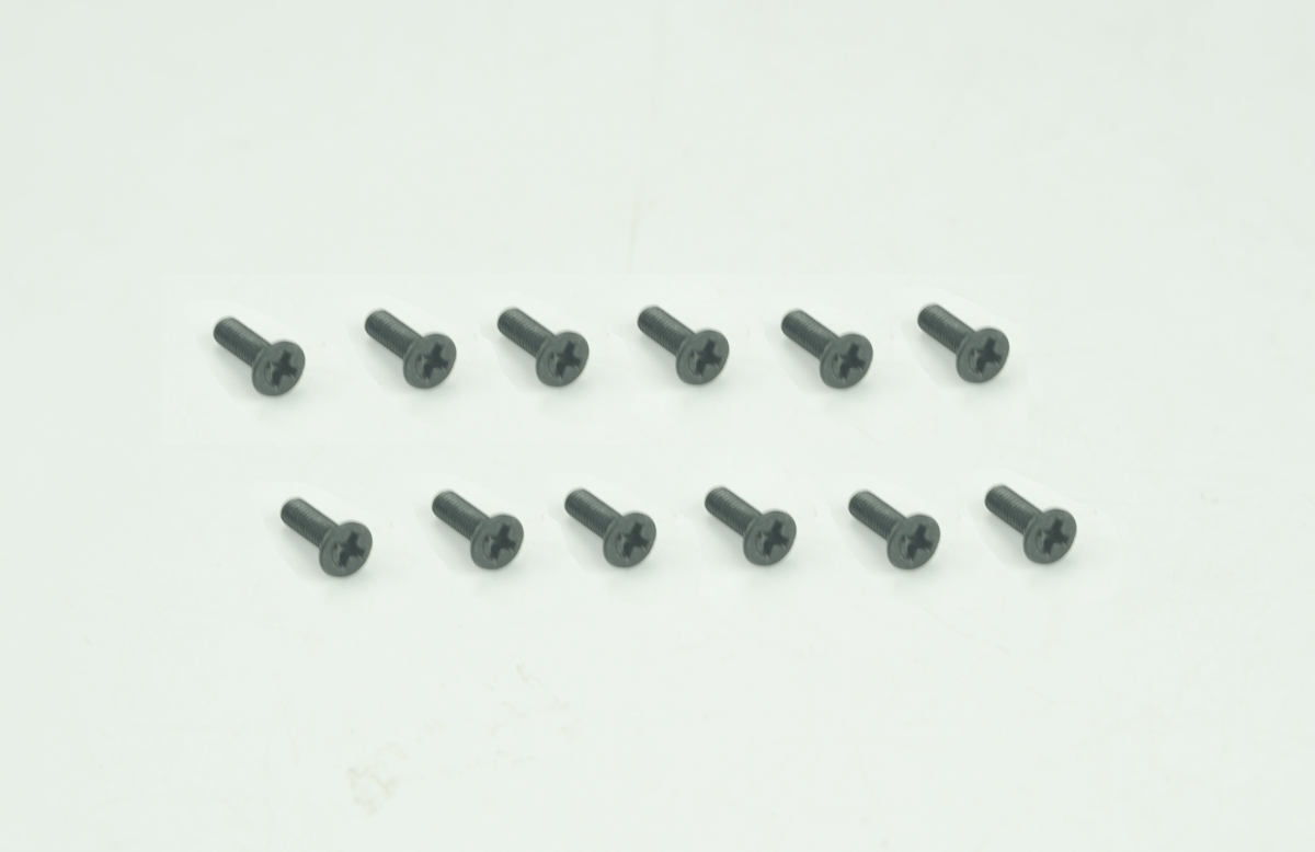 S181 Countersunk Screw, 2.5 X 8 Mm - 12 Piece