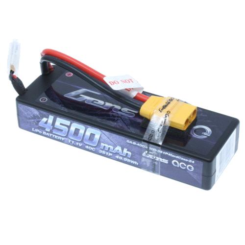 Ga-3s-lcg-4500-40c Gens Ace 4500mah 7.4v 40c 3s1p Hardcase Lipo Battery Pack With Xt90 Connector For Landslide Xte