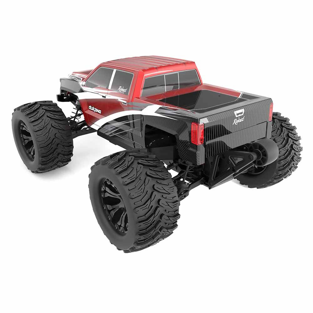Dukono-red 1 By 10 Scale Electric Monster Truck, Red