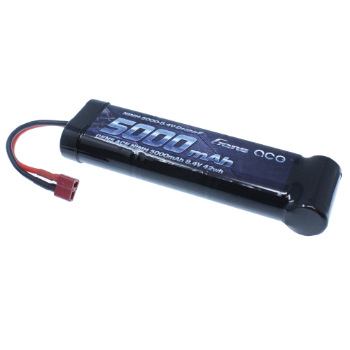 Ga-nimh-7cell-5000-tplug 5000 Mah 8.4v Gens Ace Nimh Battery With Deans Plug, 7-cell Flat Pack