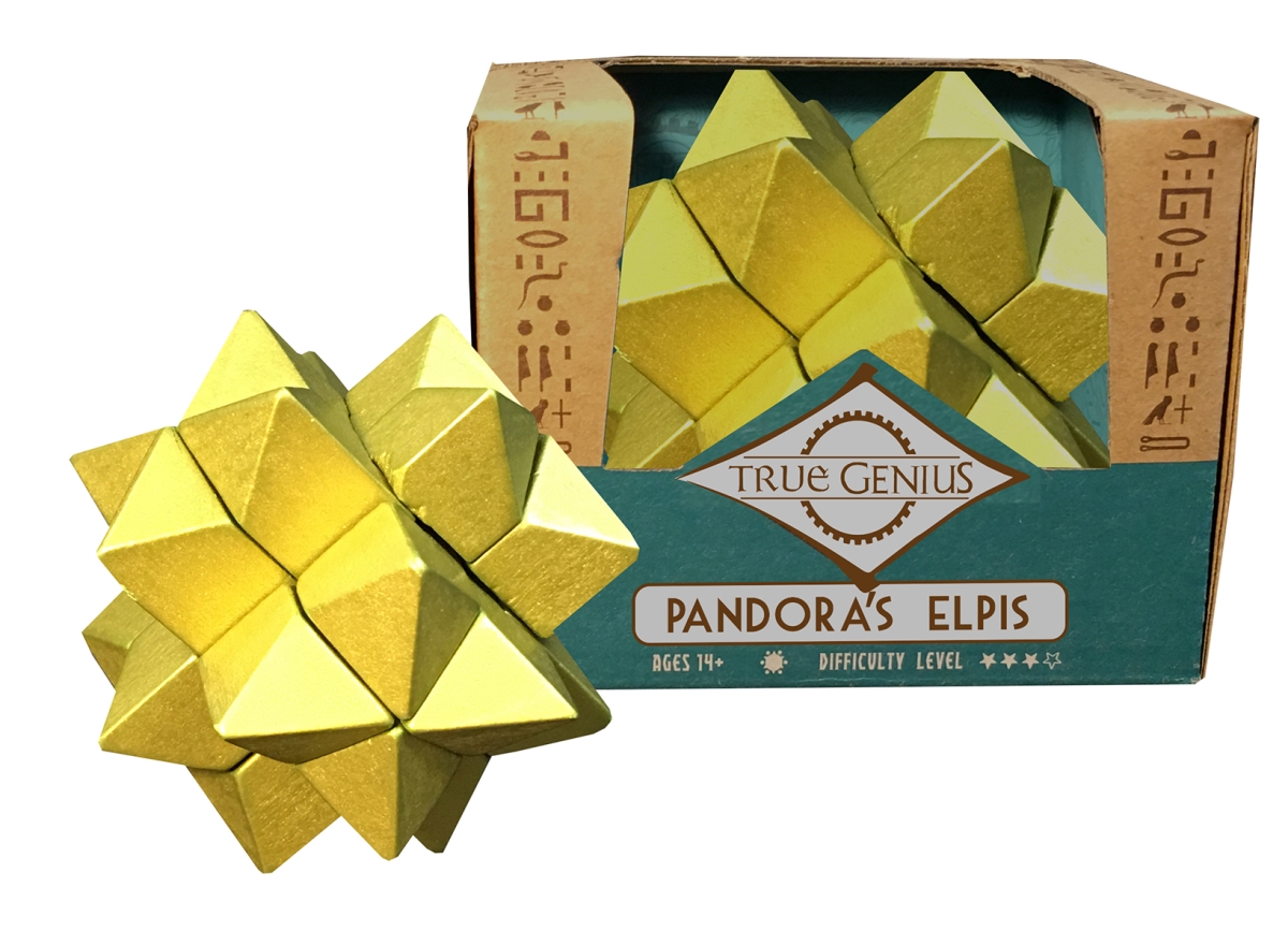 Pandoras Elpis Brain Teaser Puzzle, Wooden